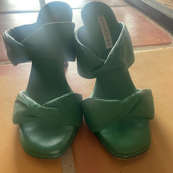 Gorgeous green aquazzura heels in the softest leather - Picture 11 of 11